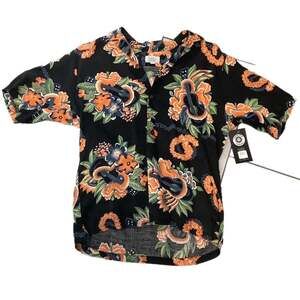 Vintage Surfline Hawaii Shirt Orange Dragons